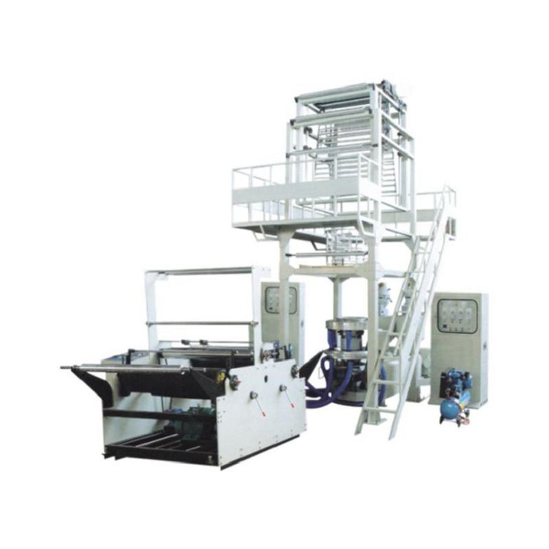 Эки-кабаттуу ко-экструдиялык Ротари плёнка үйлөтүүчү машина